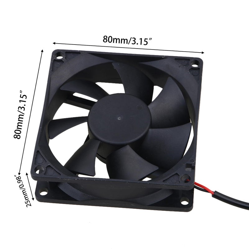 RDEXP Black 5V USB Power Silent Computer Cooling Fan for Computer Case CPU Cooler - Image 4